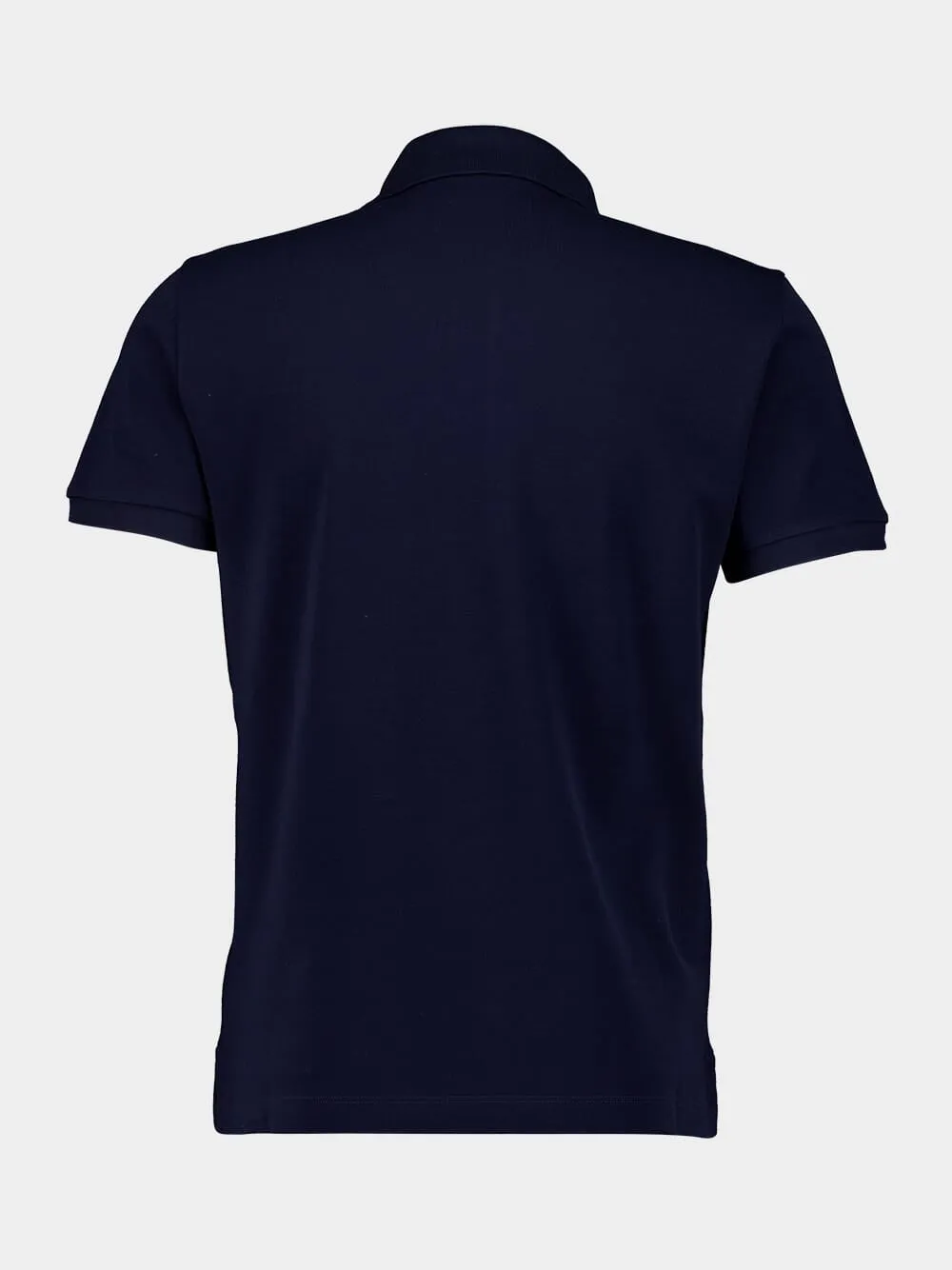 Navy Embroidered Piqué Polo Shirt sold by Fashion Clinic product image thumbnail 2
