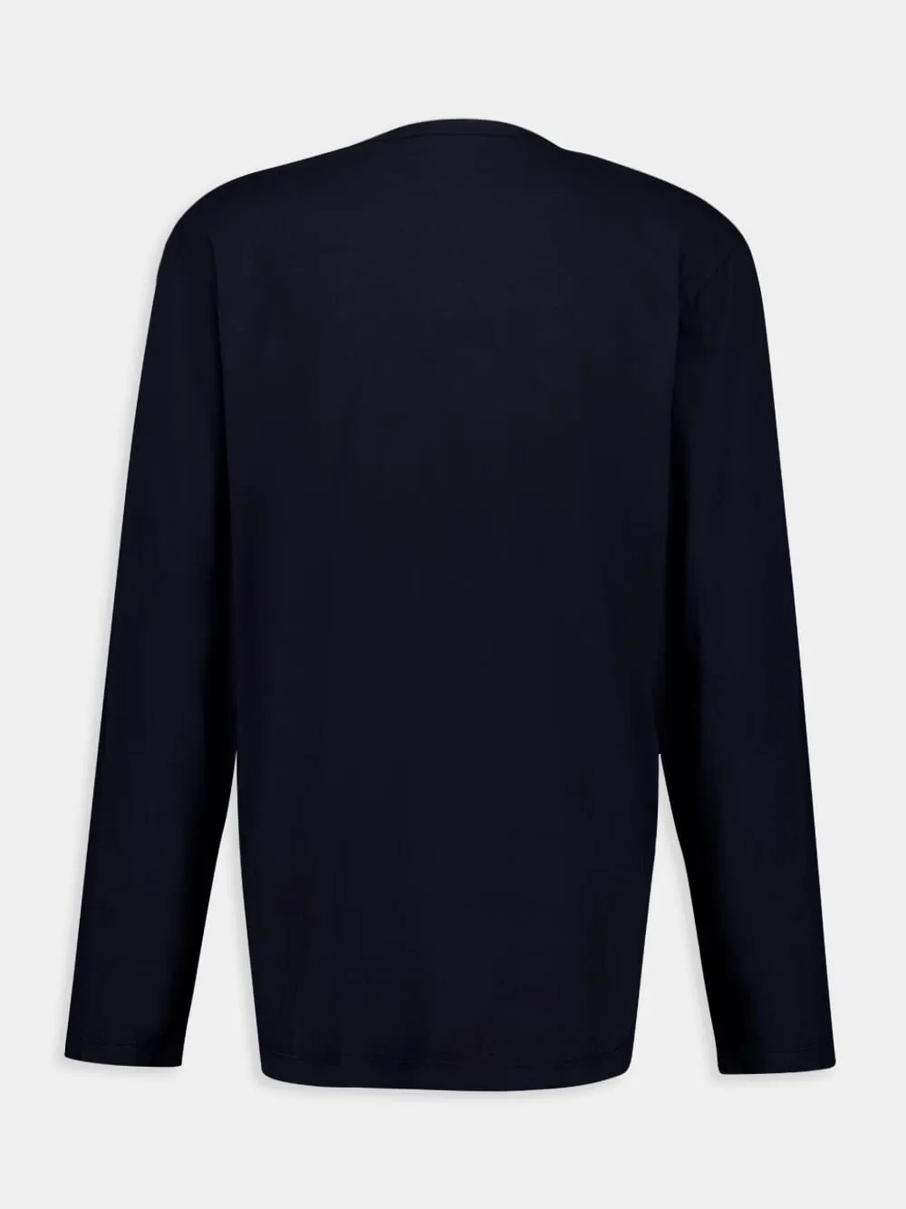 Long Sleeve Cotton Crew Neck sold by Fashion Clinic product image thumbnail 2