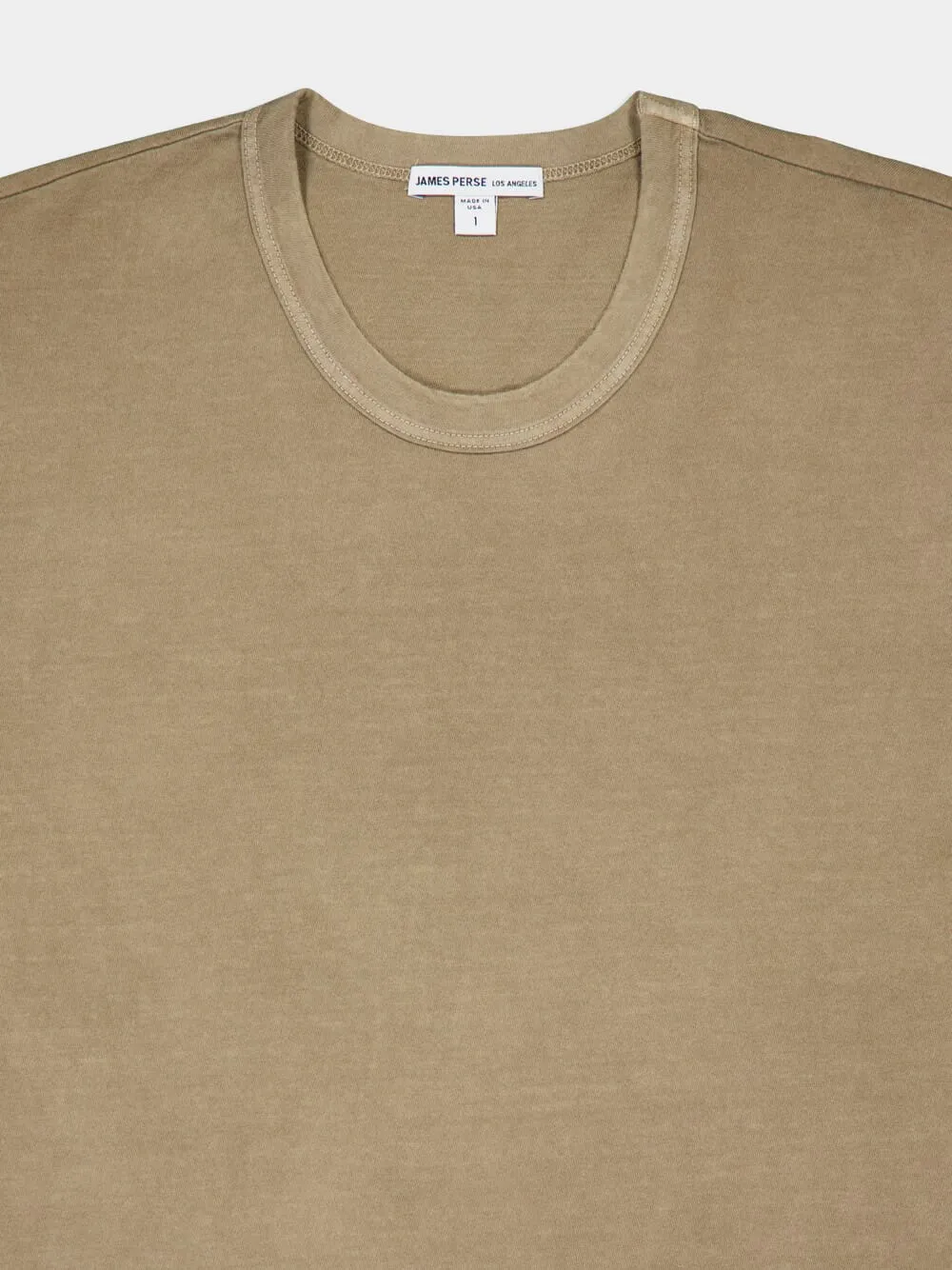 Cashew Pigment Crew Neck T-Shirt sold by Fashion Clinic product image thumbnail 3