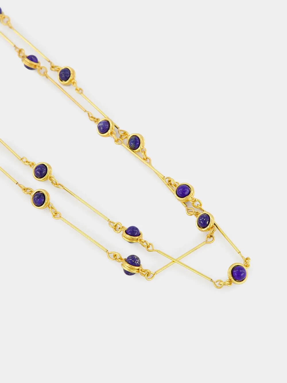 Faceted Candies Blue Necklace sold by Fashion Clinic product image thumbnail 3