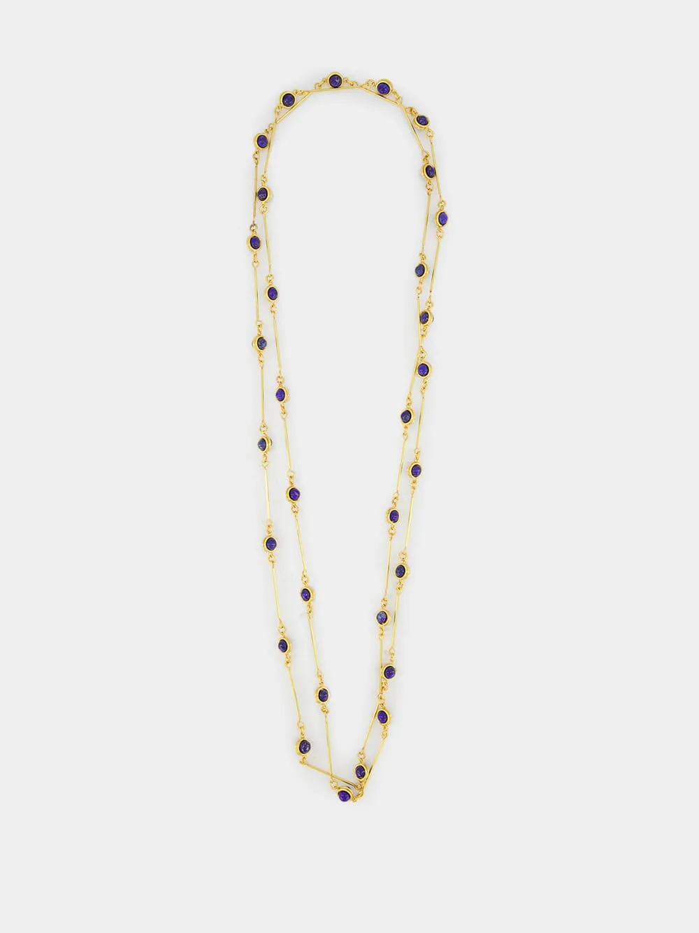 Faceted Candies Blue Necklace sold by Fashion Clinic