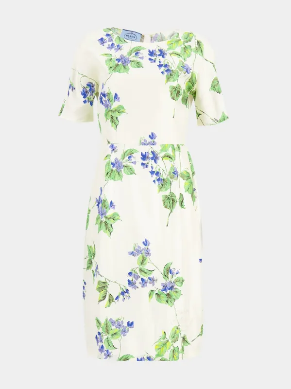 Re-Edition 2003 Violet Print Silk Dress sold by Fashion Clinic