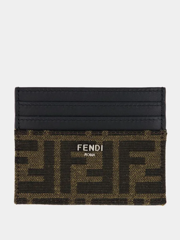FF Jacquard Card Holder sold by Fashion Clinic