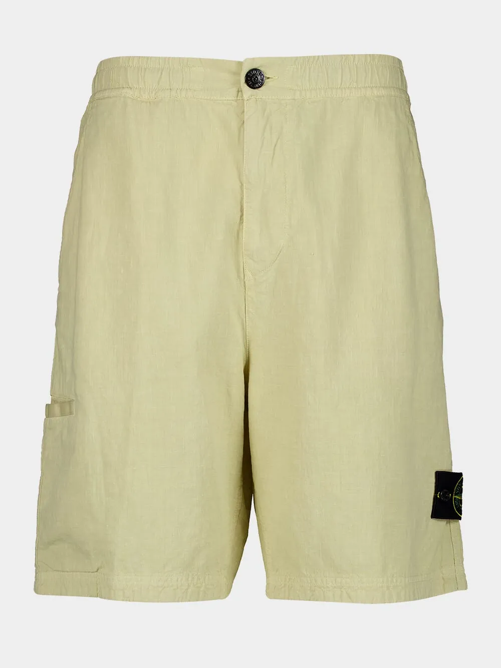 Linen Blend Bermuda Shorts sold by Fashion Clinic