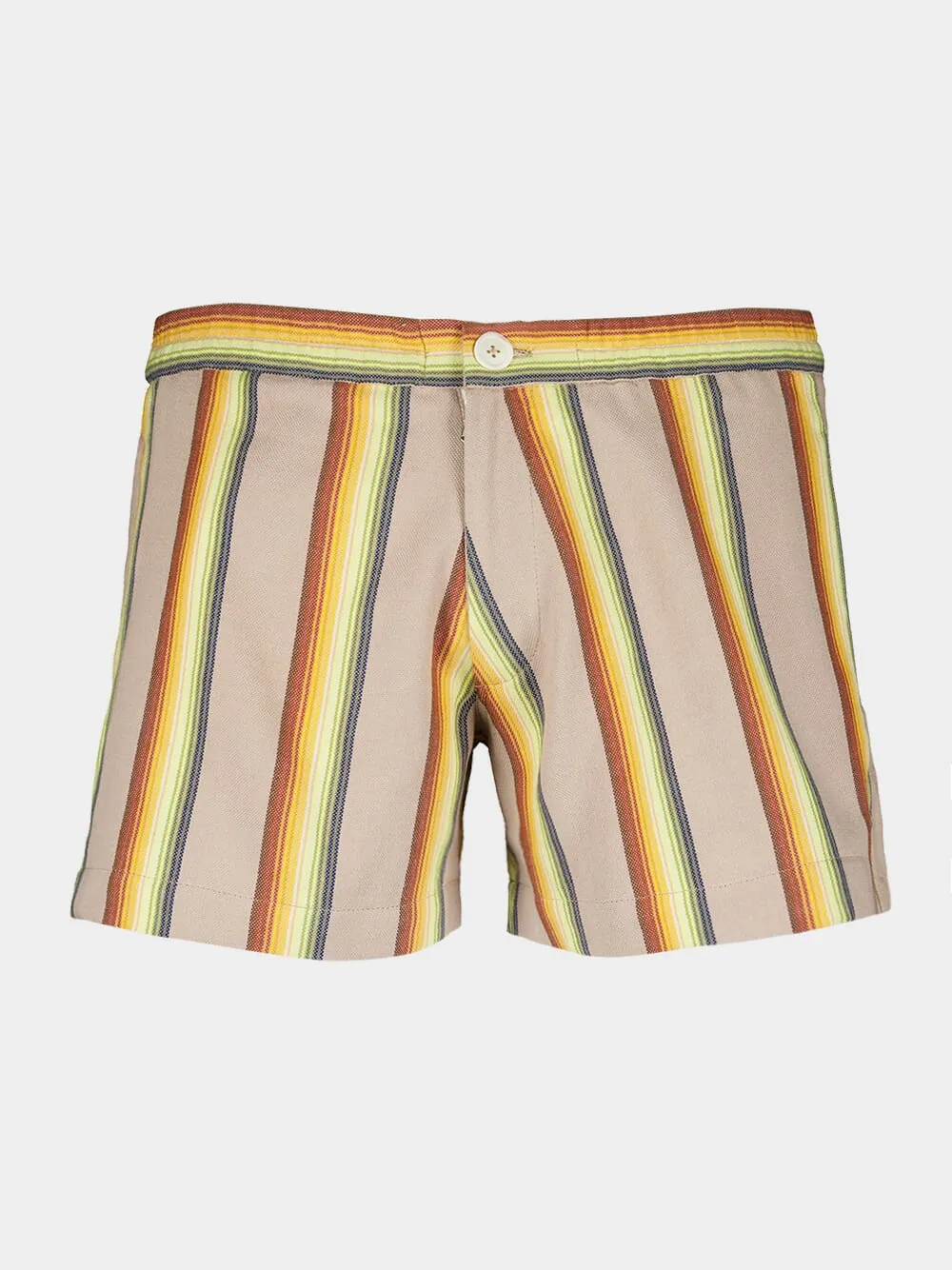 Striped Cropped Shorts sold by Fashion Clinic