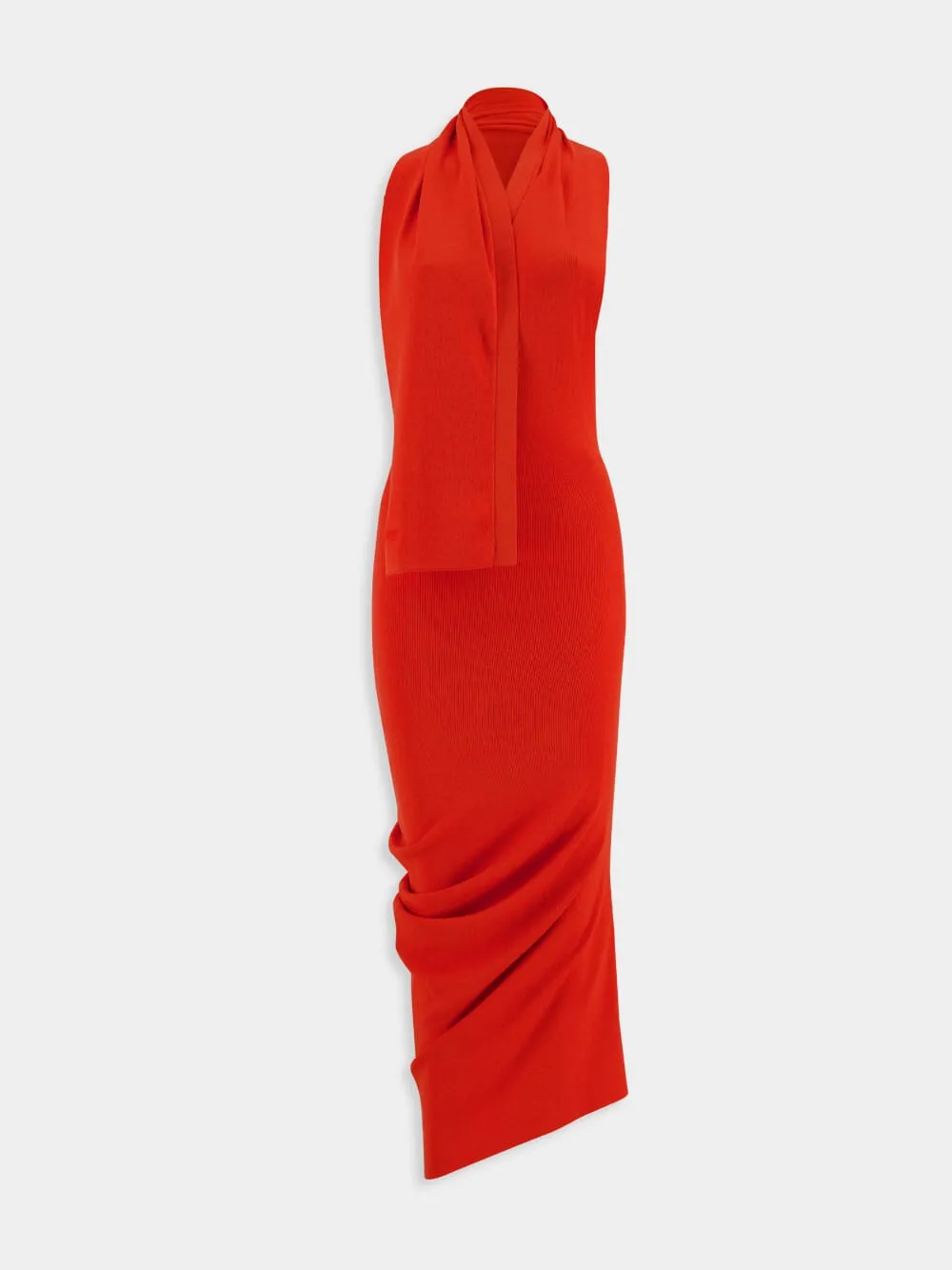 Roma Orange Halter Dress sold by Fashion Clinic