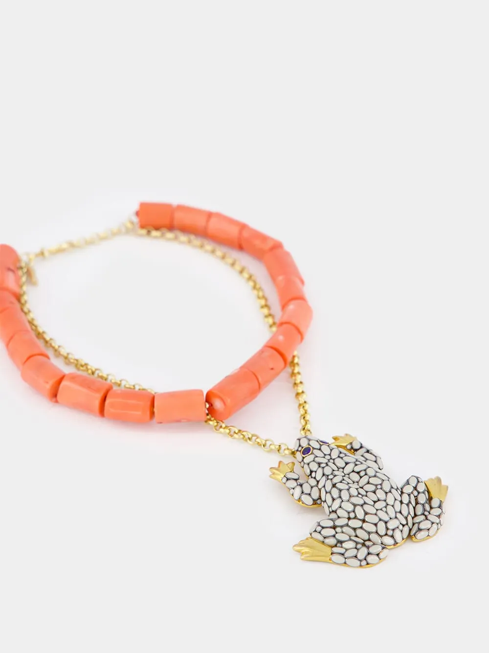 Mega Frog Coral Necklace sold by Fashion Clinic product image thumbnail 2