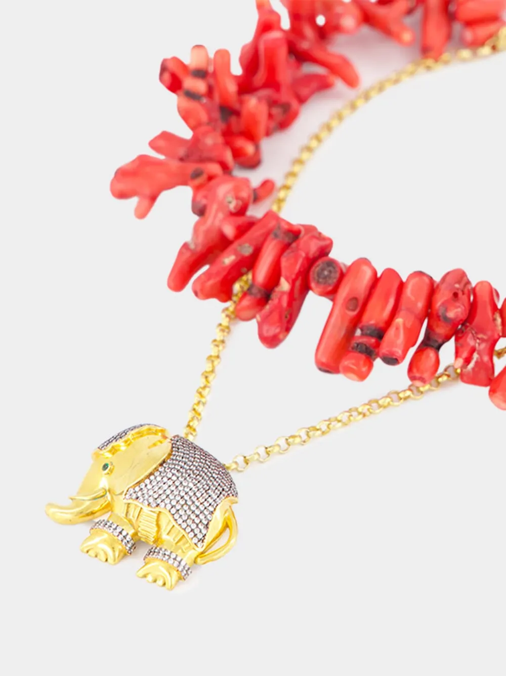 Anacapri Elephant Necklace sold by Fashion Clinic product image thumbnail 2