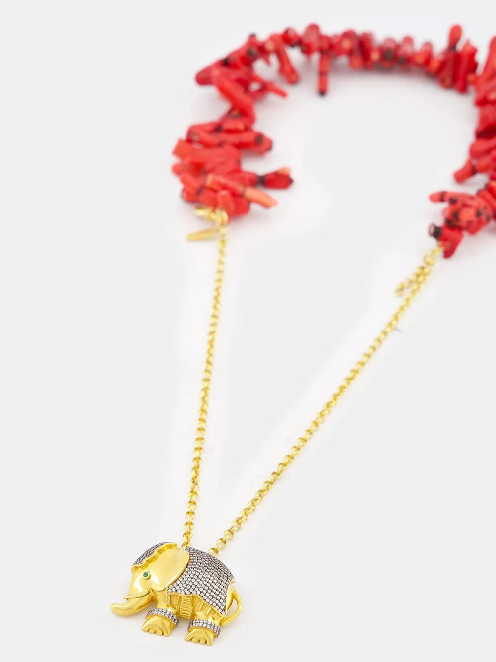 Anacapri Elephant Necklace sold by Fashion Clinic product image thumbnail 3