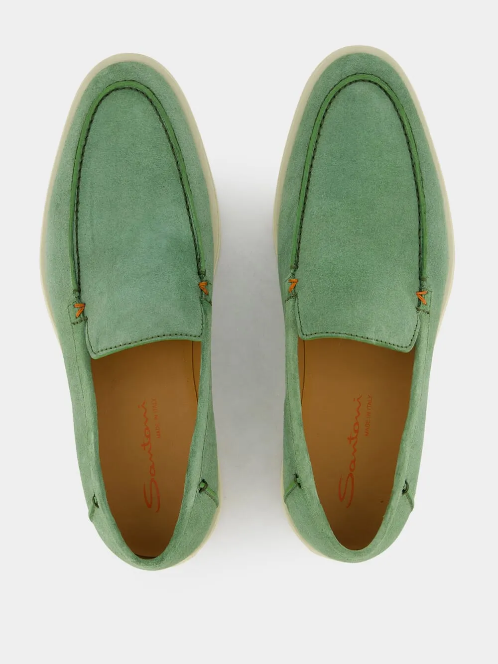 Green Nubuck Loafers sold by Fashion Clinic product image thumbnail 3