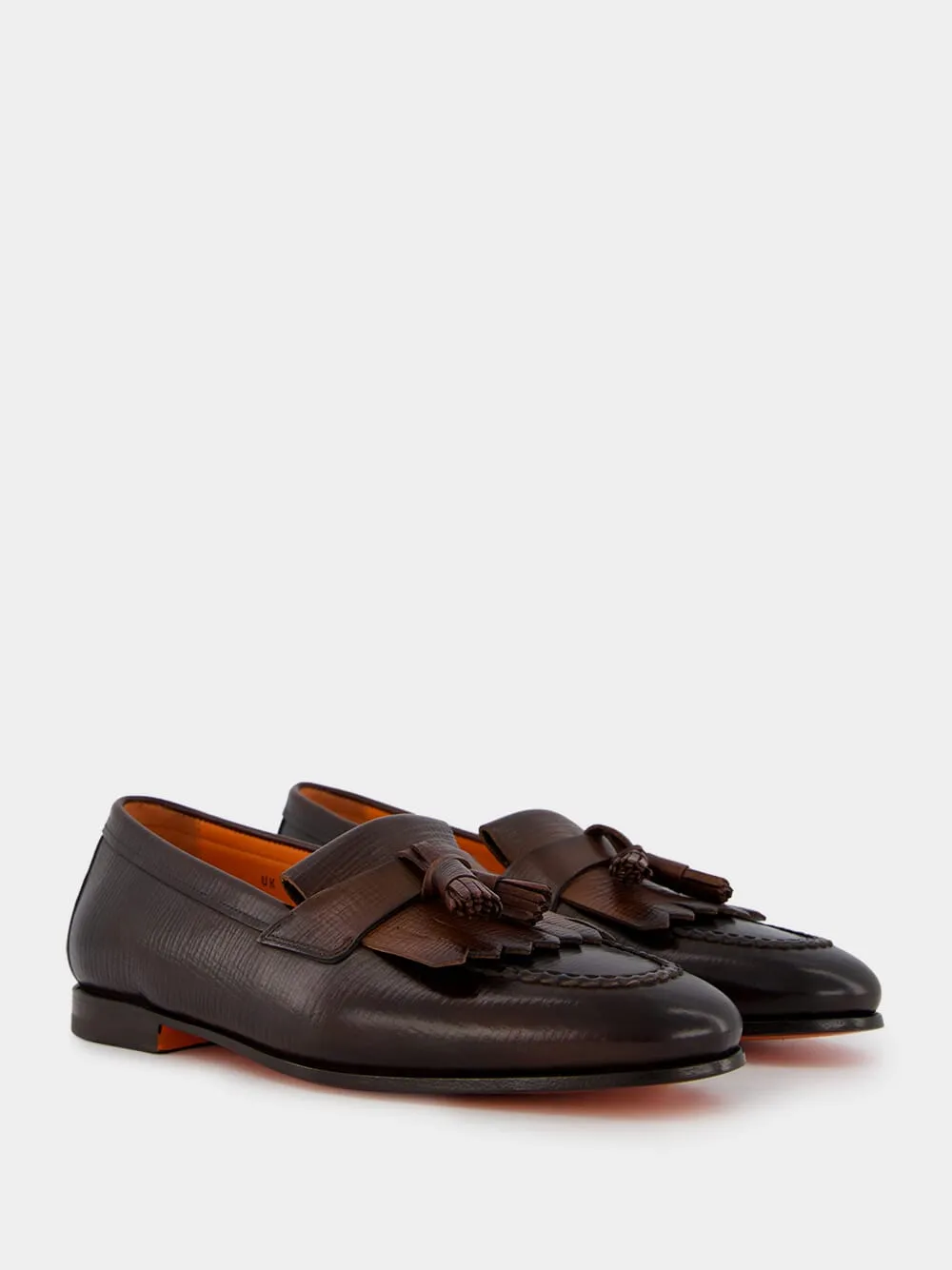 Tassel Detail Leather Loafers sold by Fashion Clinic product image thumbnail 3