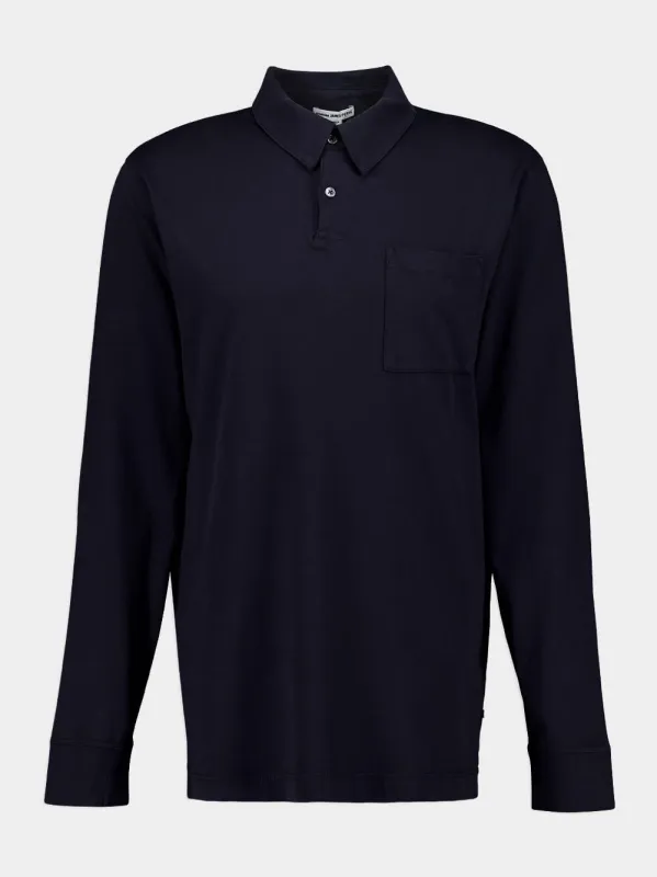 Sueded Jersey Rugby Polo sold by Fashion Clinic