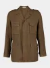 Garment-dyed Linen Field Jacket sold by Fashion Clinic