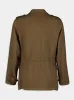 Garment-dyed Linen Field Jacket sold by Fashion Clinic