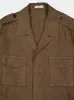 Garment-dyed Linen Field Jacket sold by Fashion Clinic