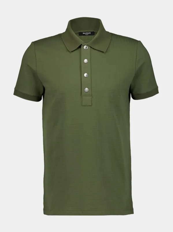 Jacquard Cotton Polo sold by Fashion Clinic