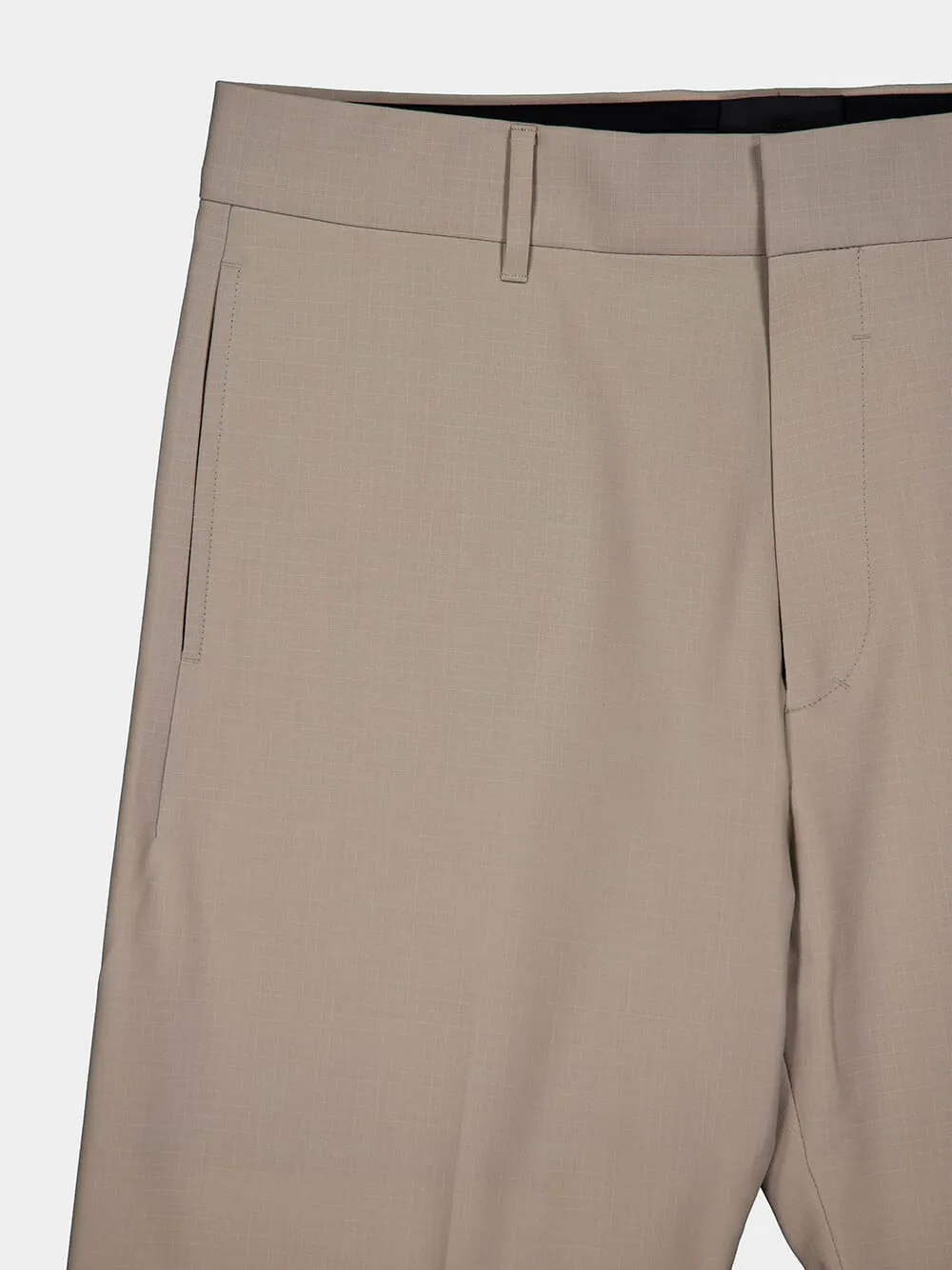 Stone Grey Regular Fit Trousers sold by Fashion Clinic product image thumbnail 3