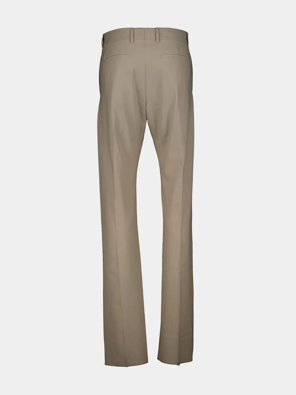 Stone Grey Regular Fit Trousers sold by Fashion Clinic product image thumbnail 2