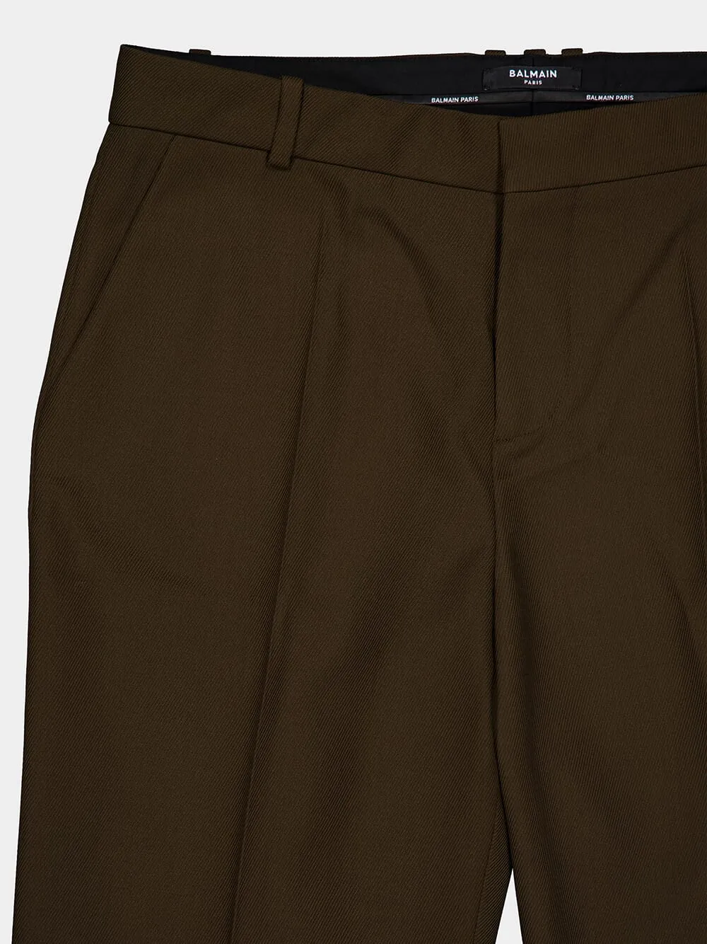 Tailored Twill Wool Trousers sold by Fashion Clinic product image thumbnail 3