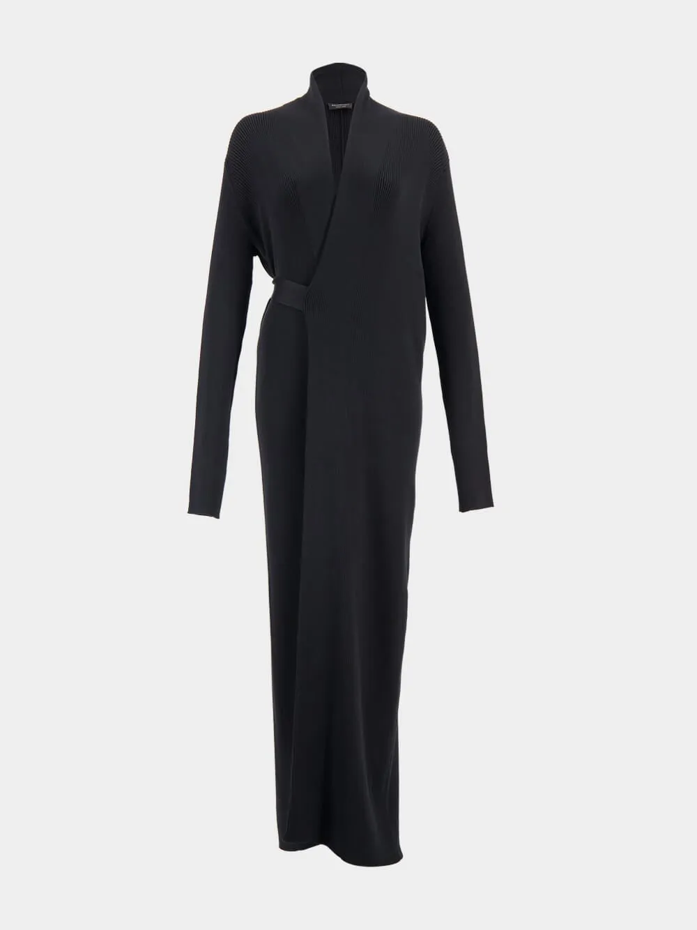 Silk Ribbed Knit V-Neck Dress sold by Fashion Clinic