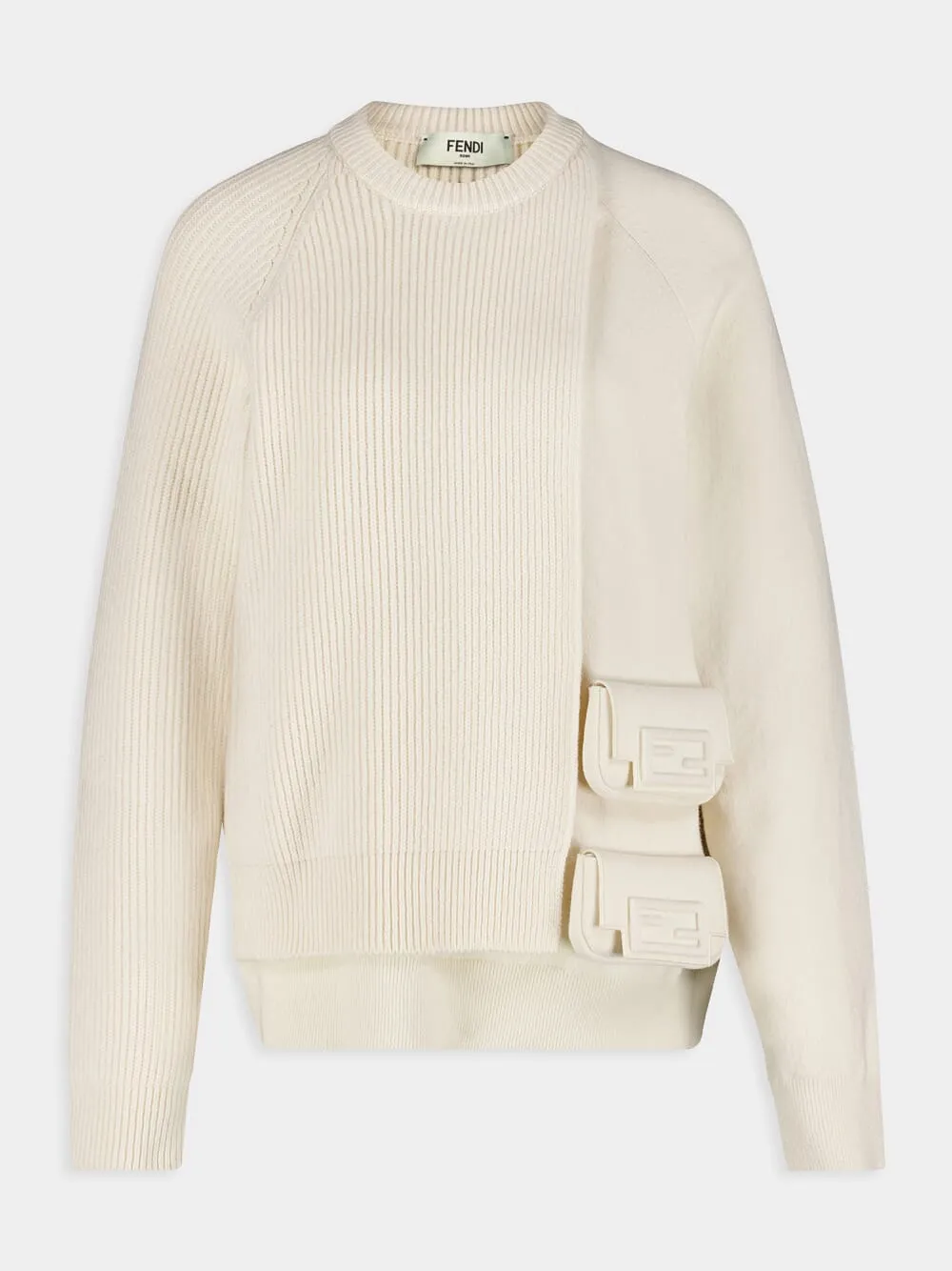 Pocket-Detailed Wool Cashmere Jumper sold by Fashion Clinic