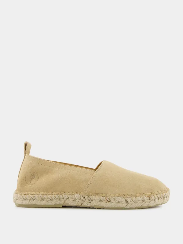 Helio Suede Beige Espadrilles sold by Fashion Clinic