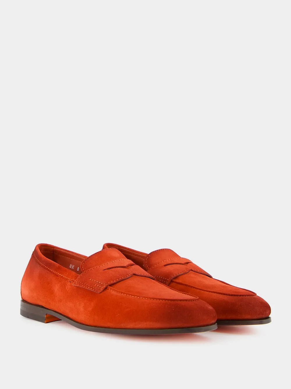 Red Suede Carlo Loafers sold by Fashion Clinic product image thumbnail 3