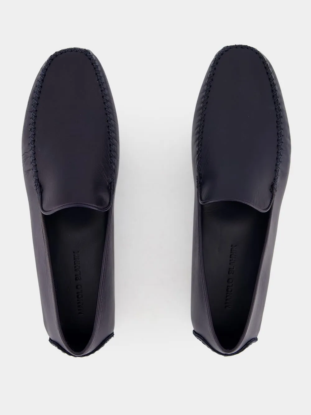 Mayfair Navy Leather Loafers sold by Fashion Clinic product image thumbnail 4