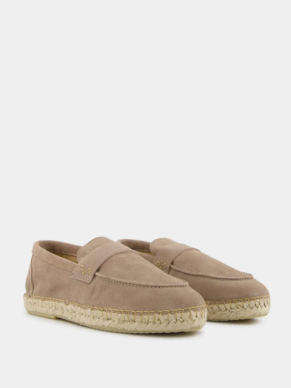 Marcelo Beige Suede Espadrille Loafers sold by Fashion Clinic product image thumbnail 3