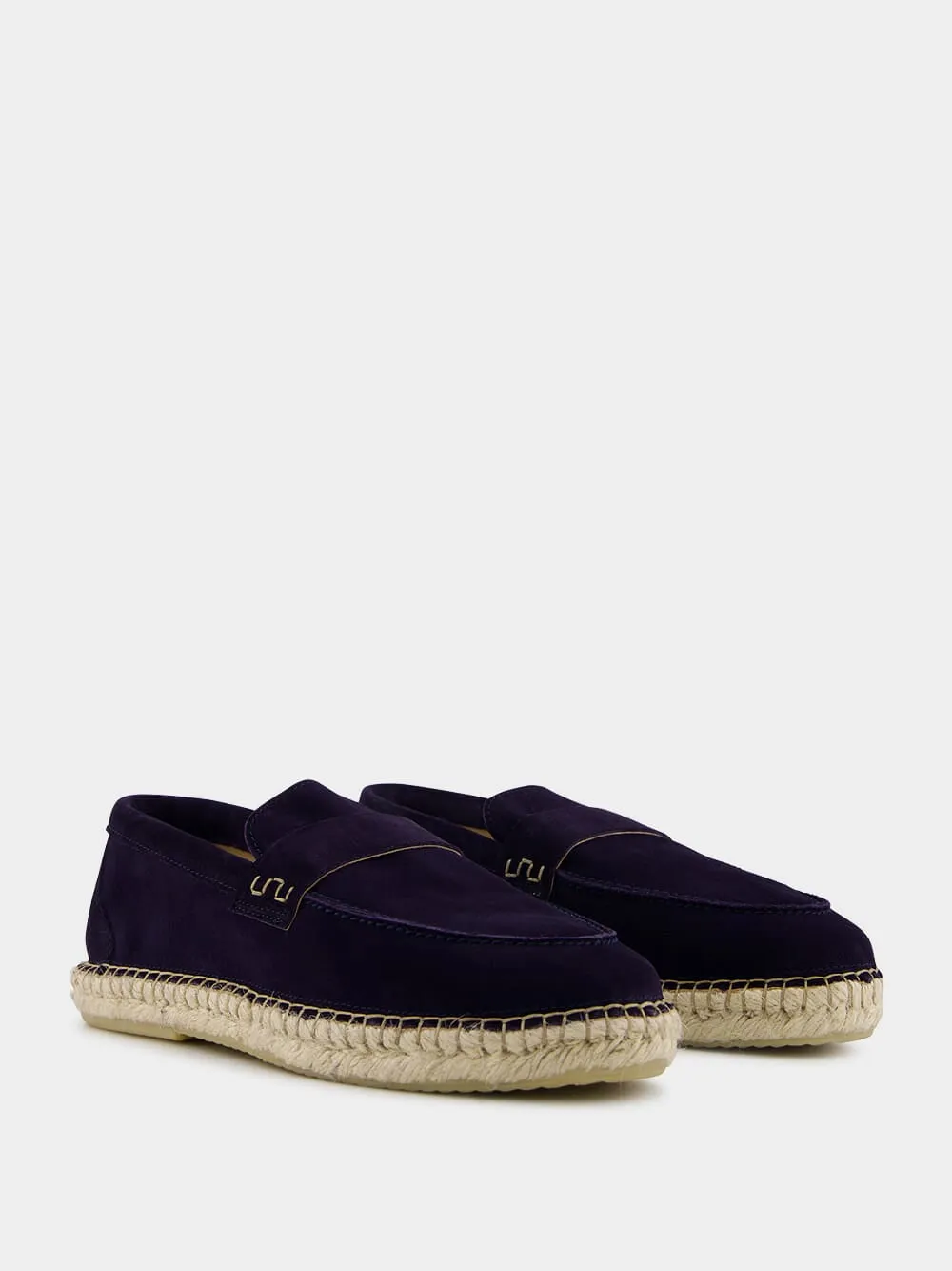 Marcelo Navy Suede Loafers sold by Fashion Clinic product image thumbnail 3