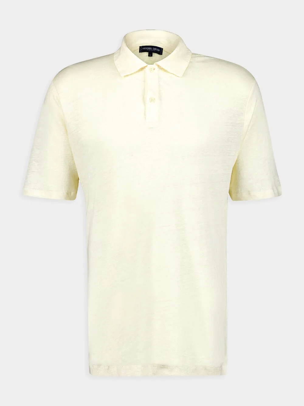 Yellow Haze Mello Linen Polo sold by Fashion Clinic product image thumbnail 2