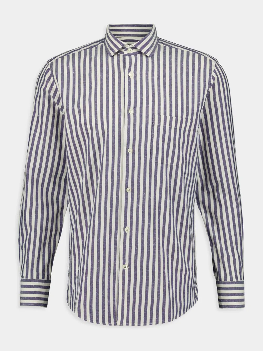 Emilio Striped Cotton Shirt sold by Fashion Clinic product image thumbnail 2