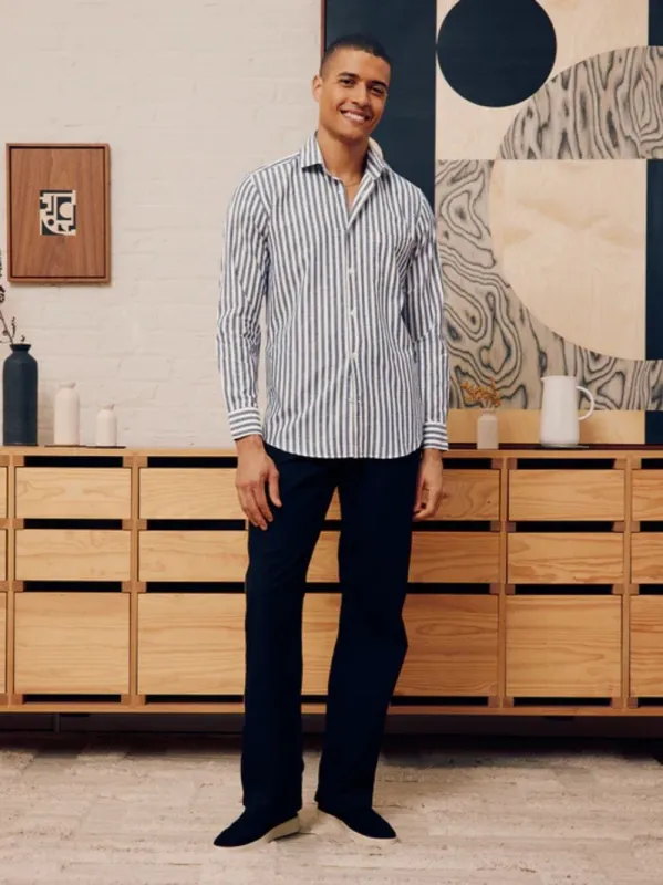 Emilio Striped Cotton Shirt sold by Fashion Clinic