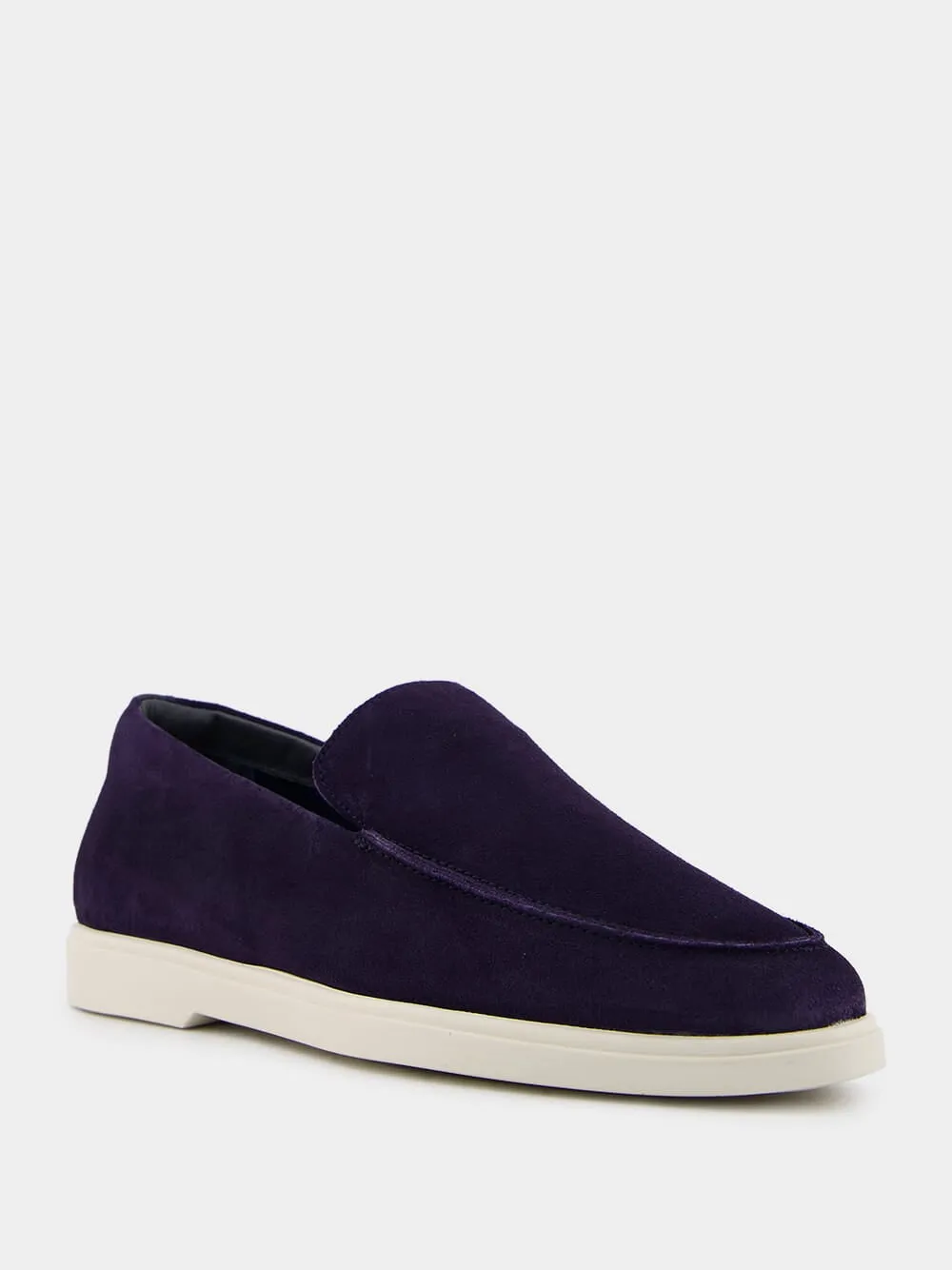 Miguel Midnight Blue Suede Loafers sold by Fashion Clinic product image thumbnail 2