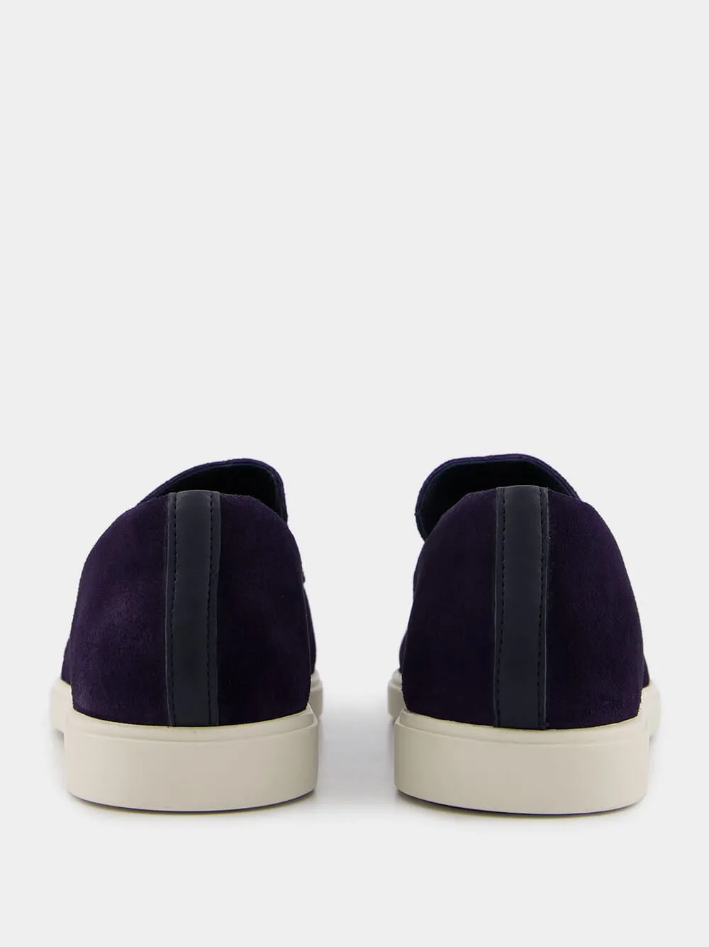 Miguel Midnight Blue Suede Loafers sold by Fashion Clinic product image thumbnail 5