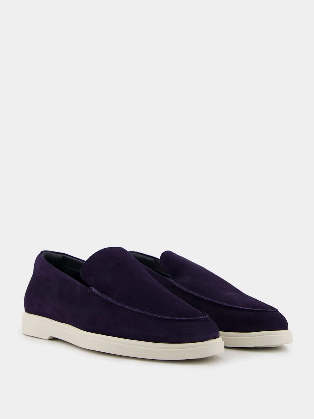 Miguel Midnight Blue Suede Loafers sold by Fashion Clinic product image thumbnail 3