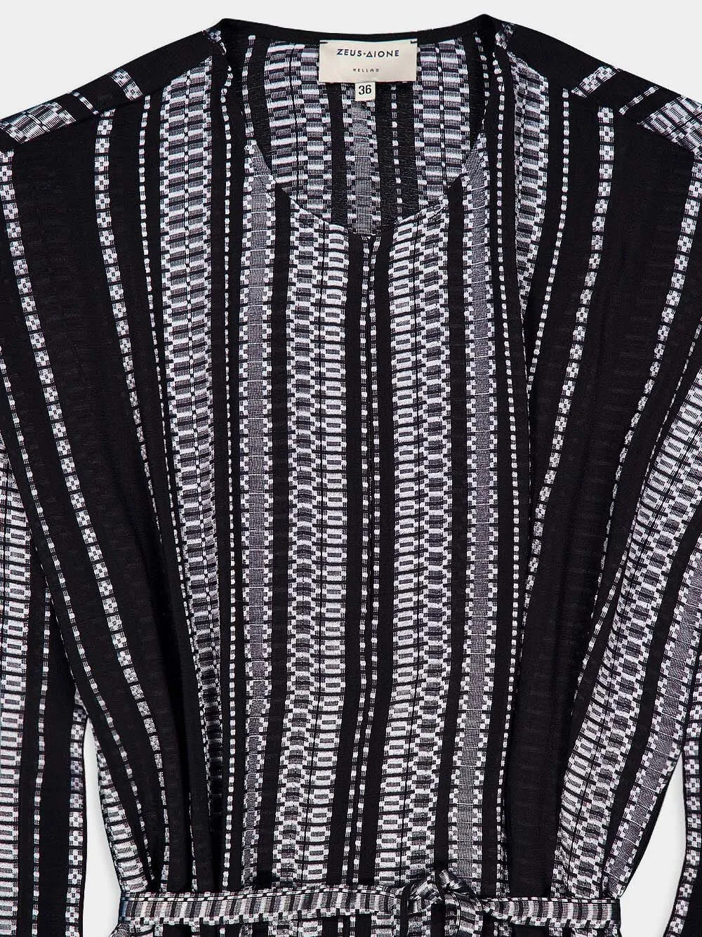 Anemone Striped Silk Kaftan sold by Fashion Clinic product image thumbnail 5