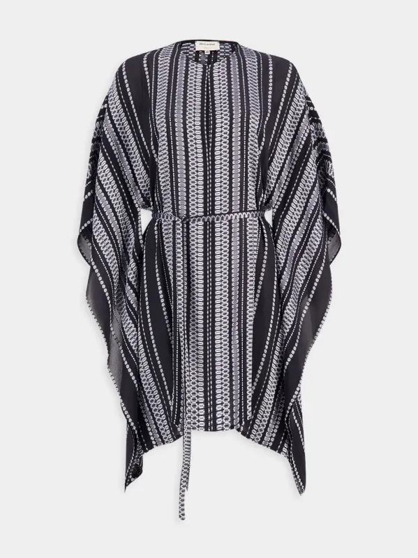 Anemone Striped Silk Kaftan sold by Fashion Clinic
