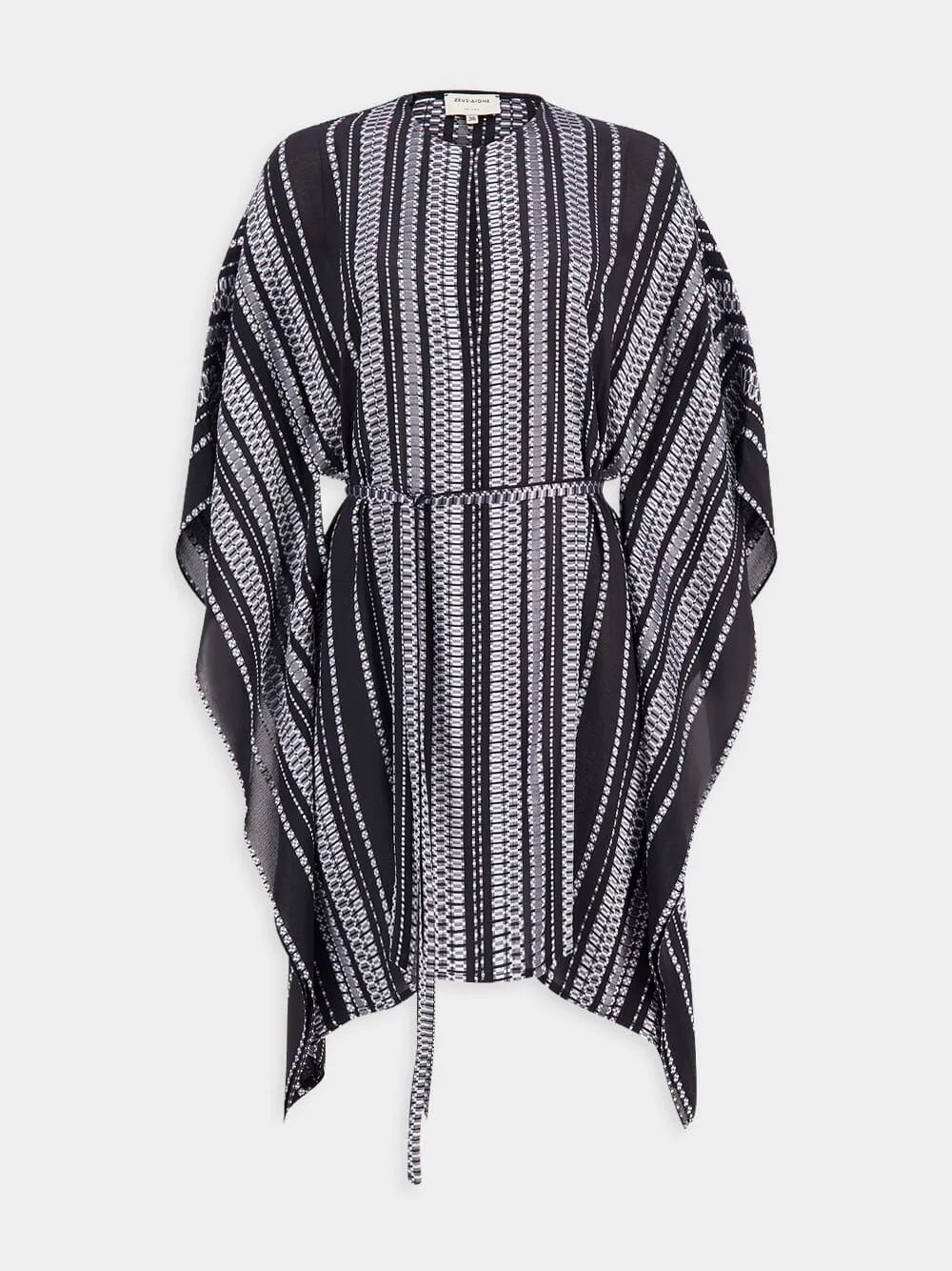 Anemone Striped Silk Kaftan sold by Fashion Clinic