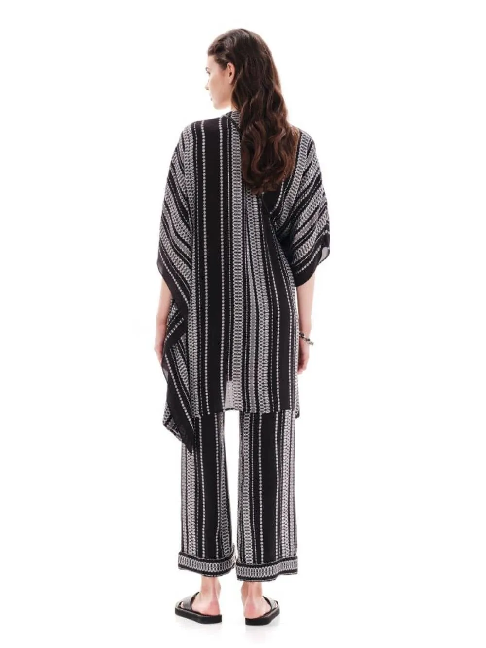 Anemone Striped Silk Kaftan sold by Fashion Clinic product image thumbnail 4