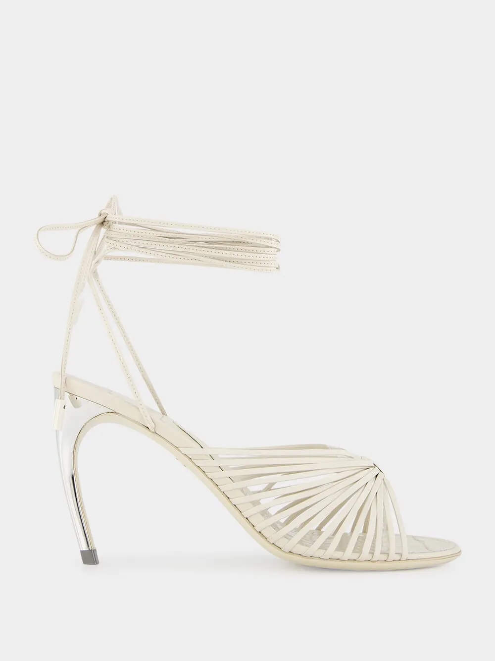 Atena 85mm Leather Sandals sold by Fashion Clinic