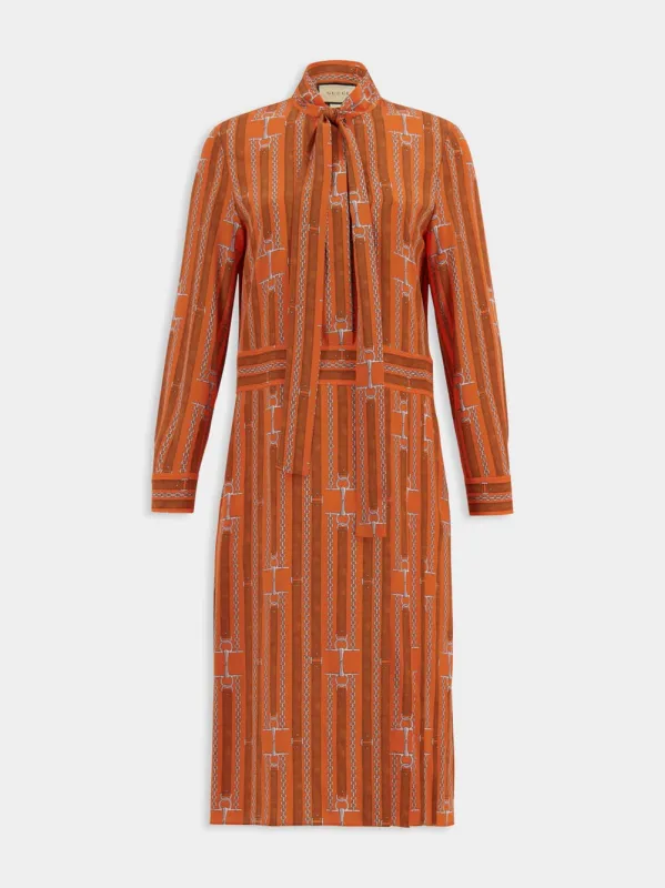 Silk Midi Dress made by Gucci