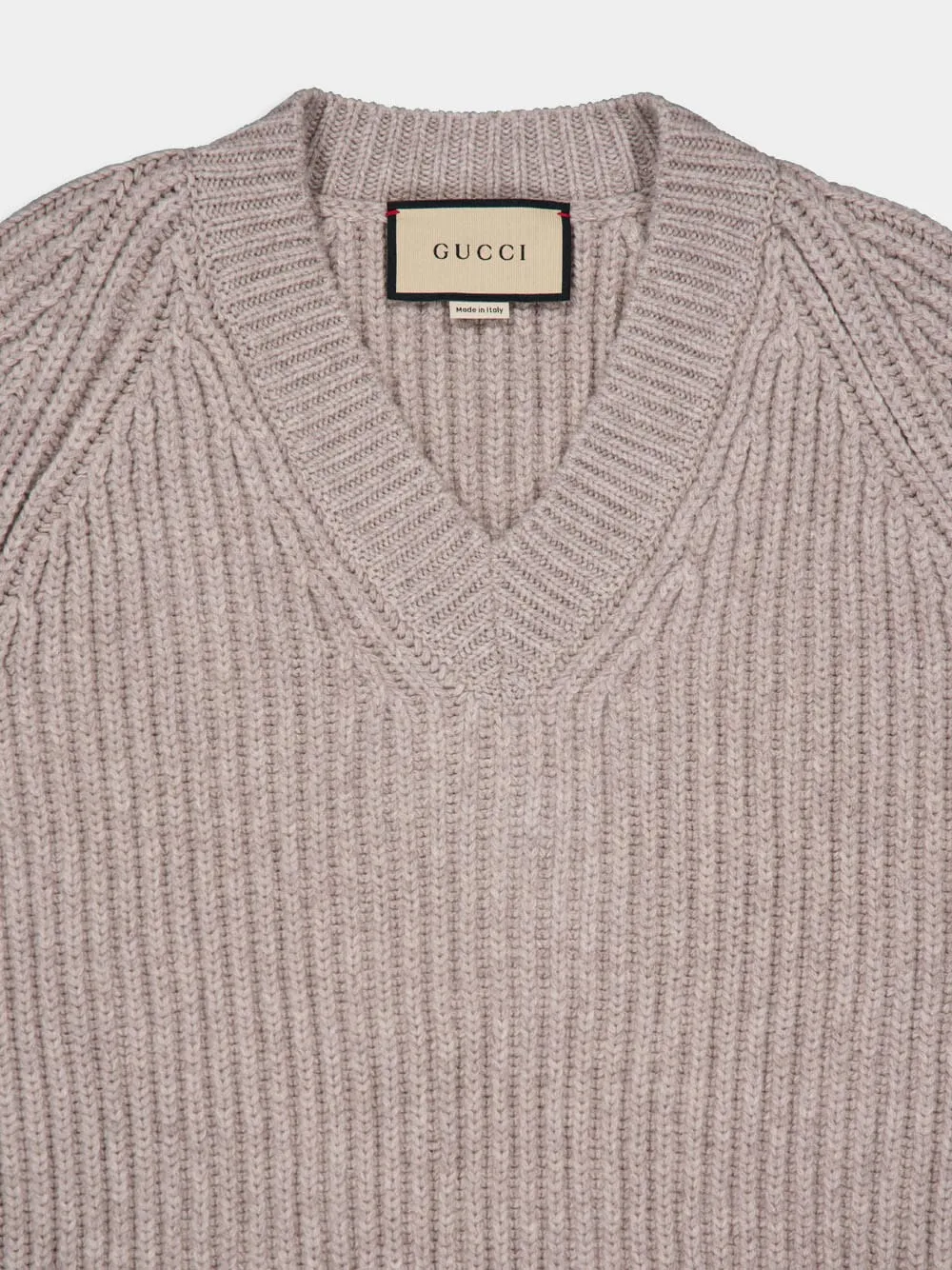 Warm Grey Wool-Cashmere Sweater sold by Fashion Clinic product image thumbnail 5