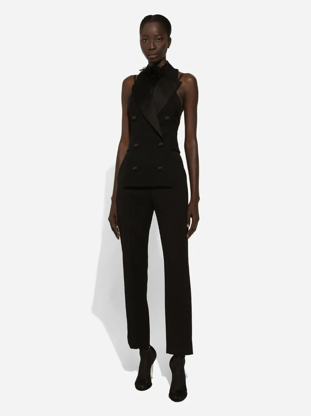 Wool Gabardine Cigarette Pants sold by Fashion Clinic product image thumbnail 3