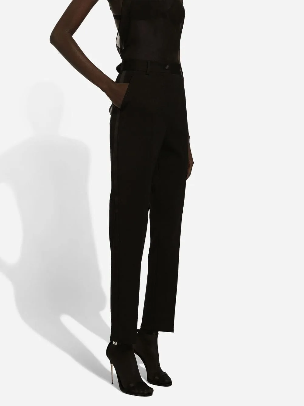 Wool Gabardine Cigarette Pants sold by Fashion Clinic product image thumbnail 5