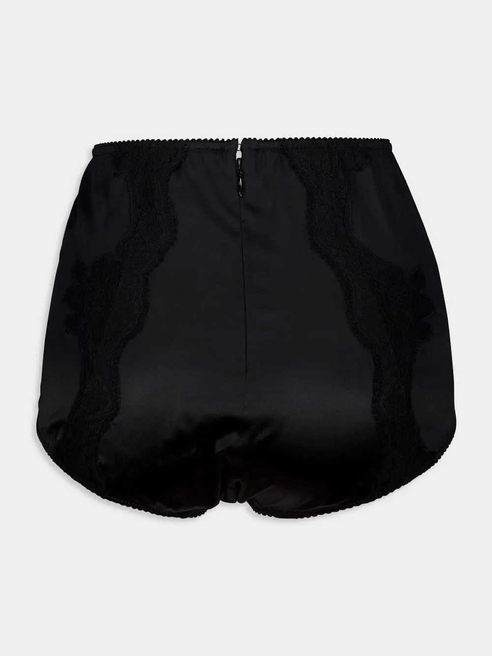 Black Satin Lace Briefs sold by Fashion Clinic product image thumbnail 2
