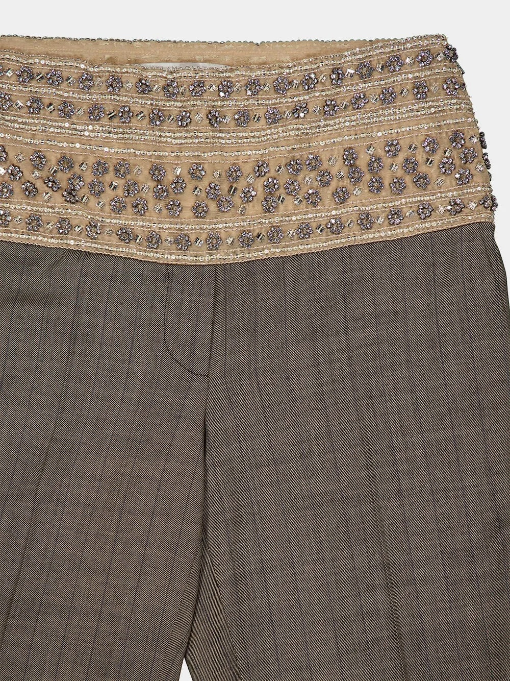 Crystal-Embellished Wool Trousers sold by Fashion Clinic product image thumbnail 3