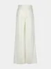 Chalk White Tuxedo Trousers sold by Fashion Clinic