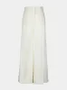 Chalk White Tuxedo Trousers sold by Fashion Clinic