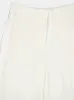 Chalk White Tuxedo Trousers sold by Fashion Clinic